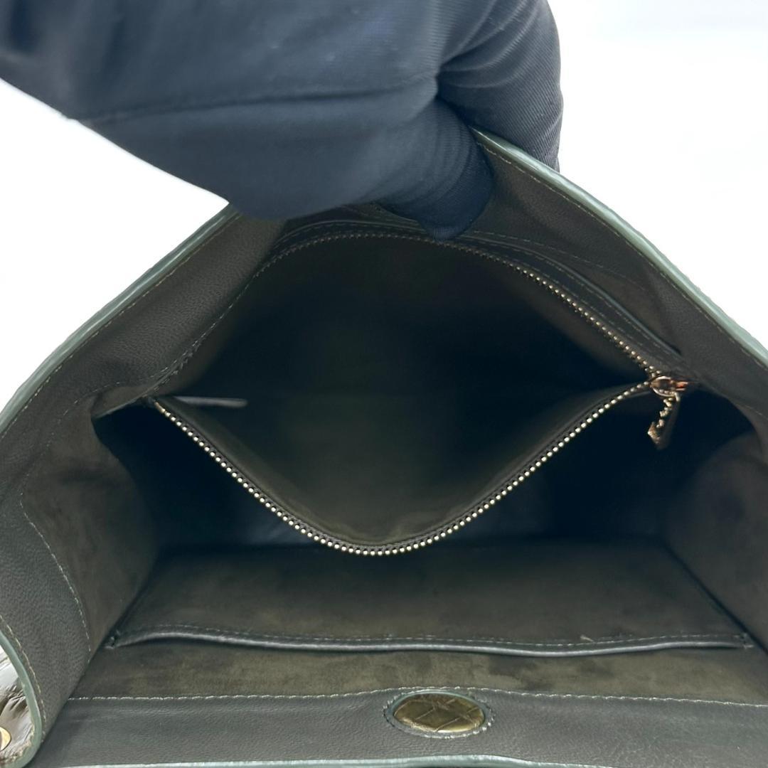 ペレリールッソ 日本製 クロコダイルレザー ショルダーバッグ ハンドバッグ