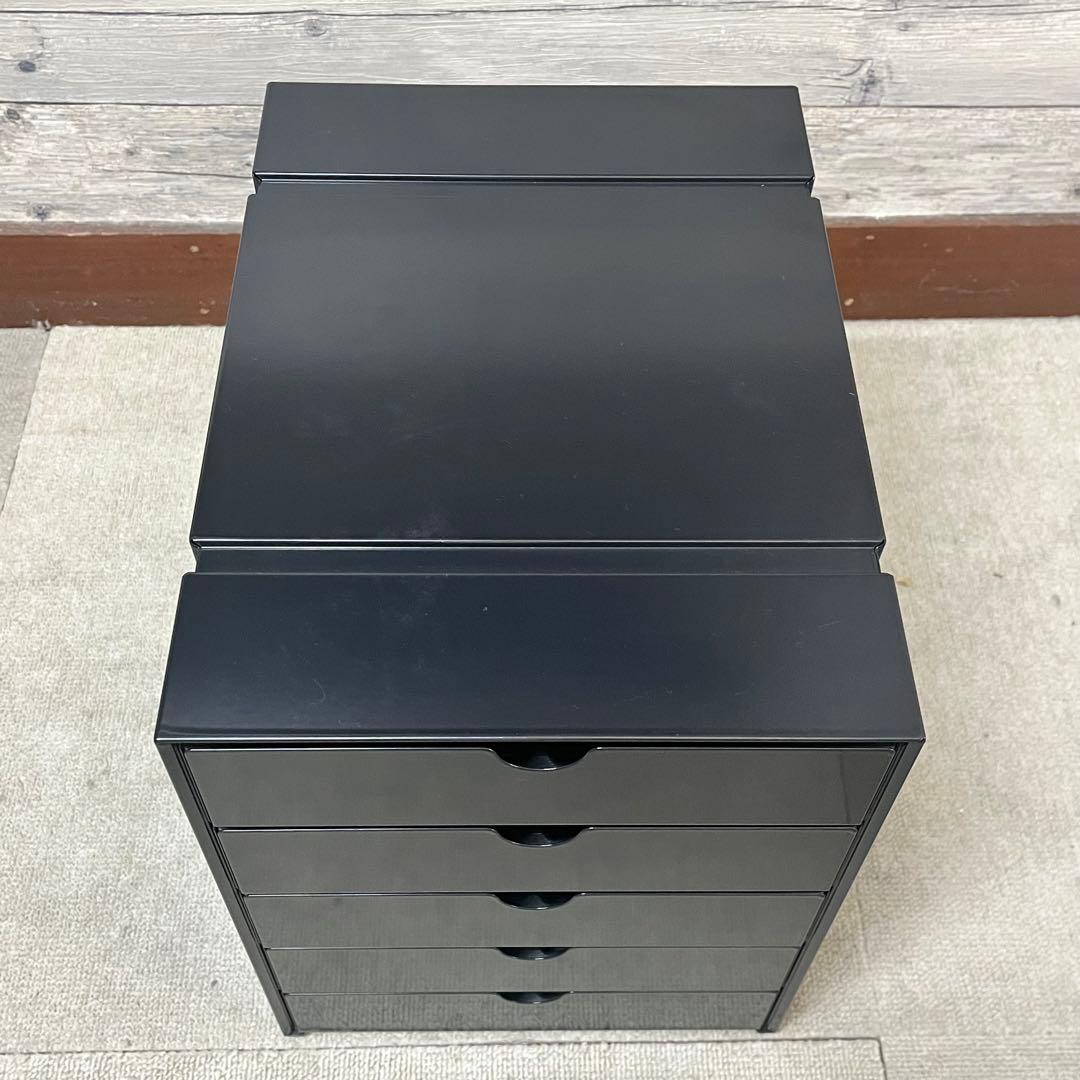 USM イノス ボックス 5段クローズ 色：graphiteblack （３）