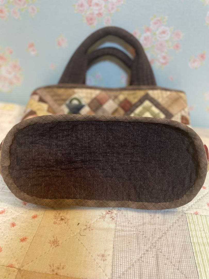 ハンドメイドパッチワークバッグ
