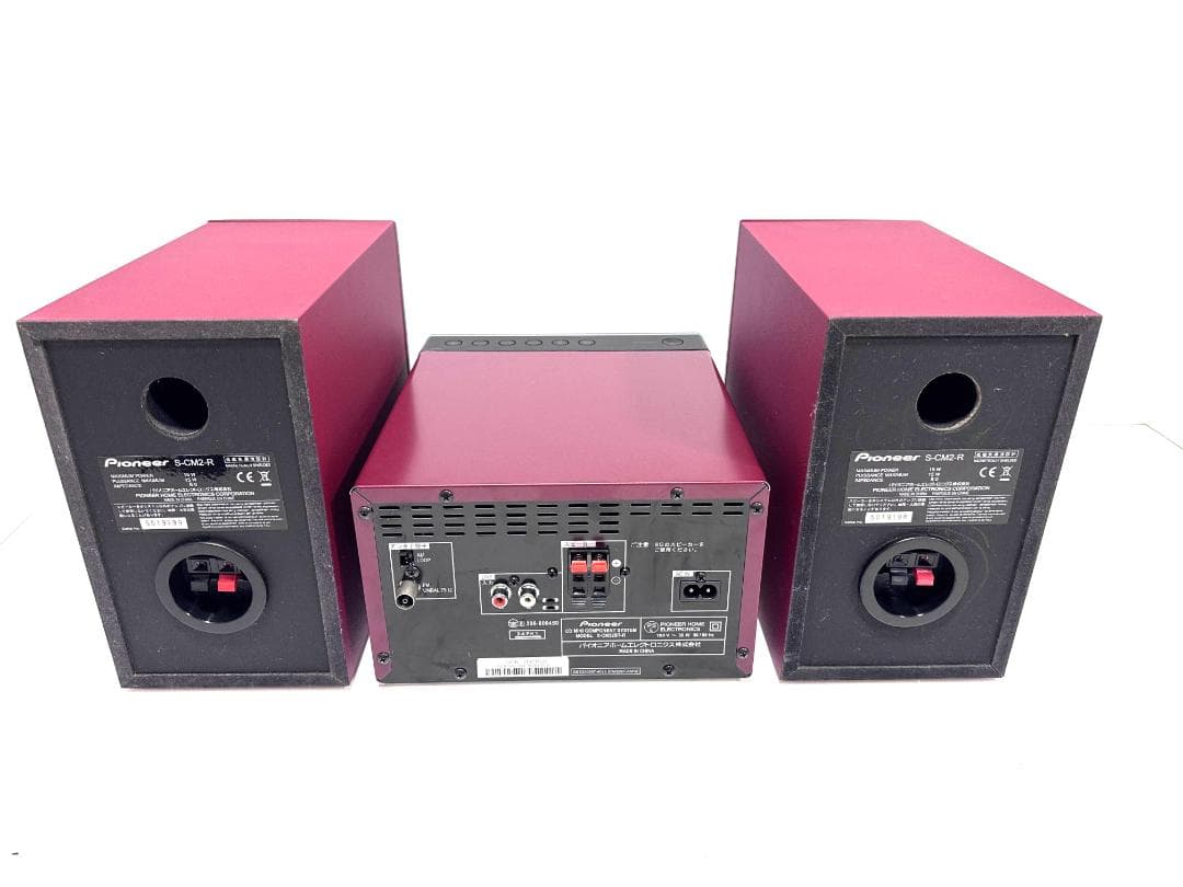 YAMA Pioneer X-CM32BT-R ミニコンポ