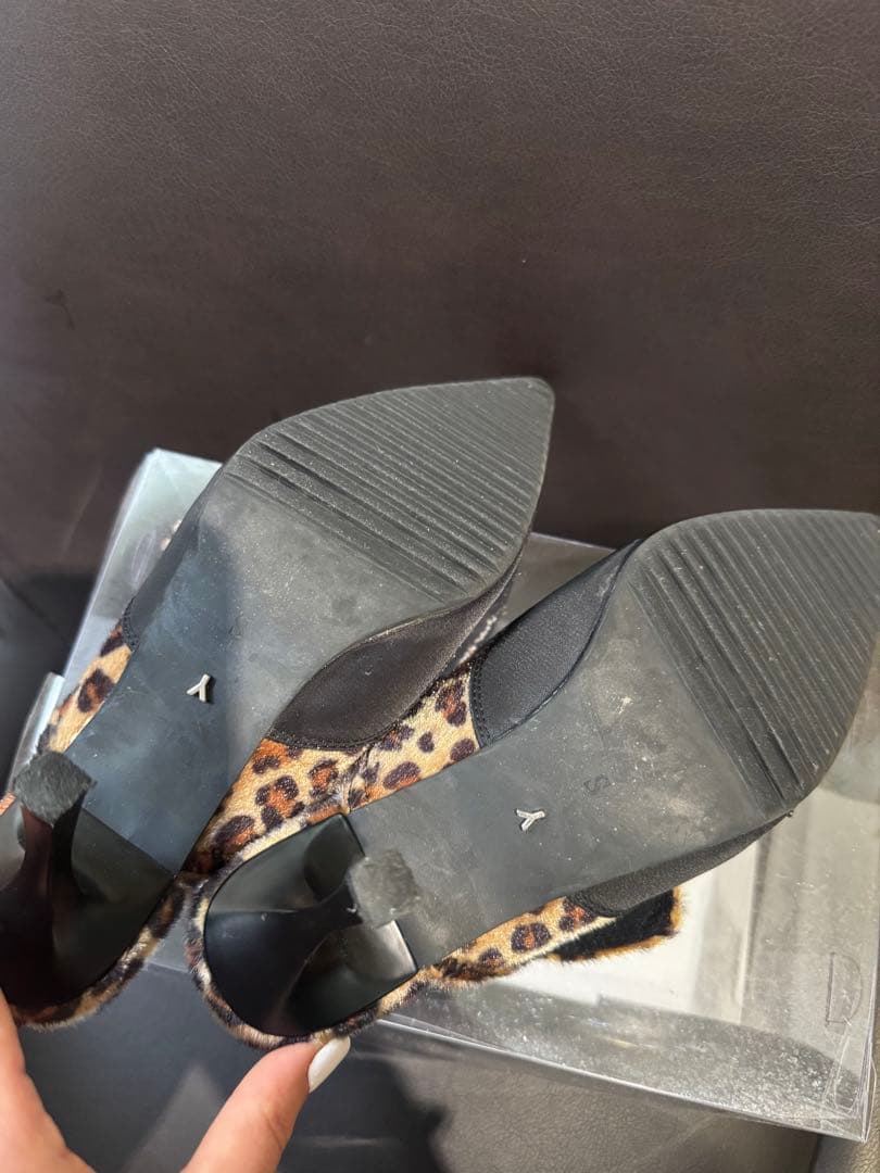 YELLO レオパード　ミュール