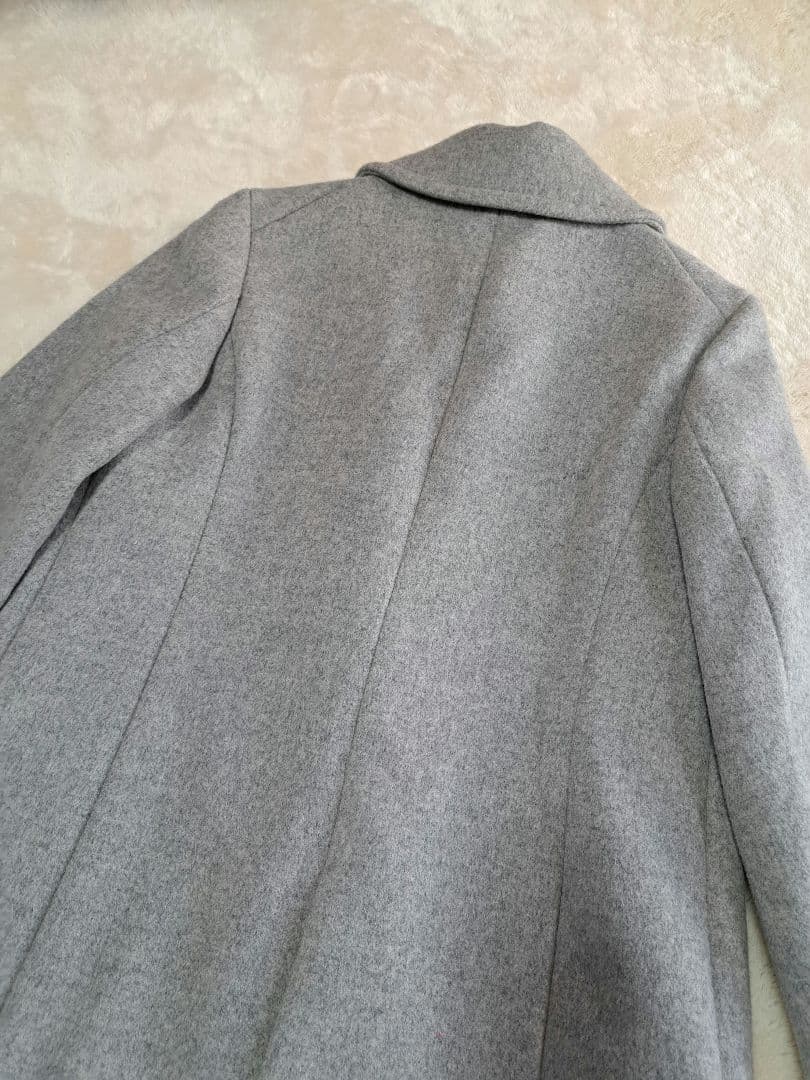 23区 ピーコート ウール100% グレー 40 ダブル 美品