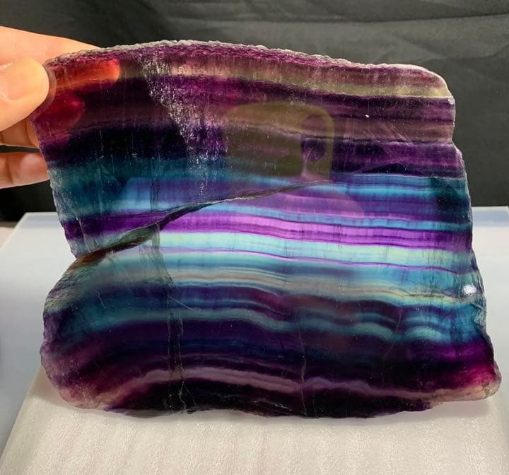 ALLSALE☆超透明☆美グラデーション・フローライト プレート