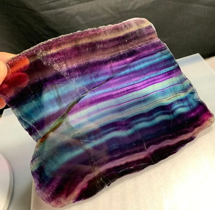 ALLSALE☆超透明☆美グラデーション・フローライト プレート