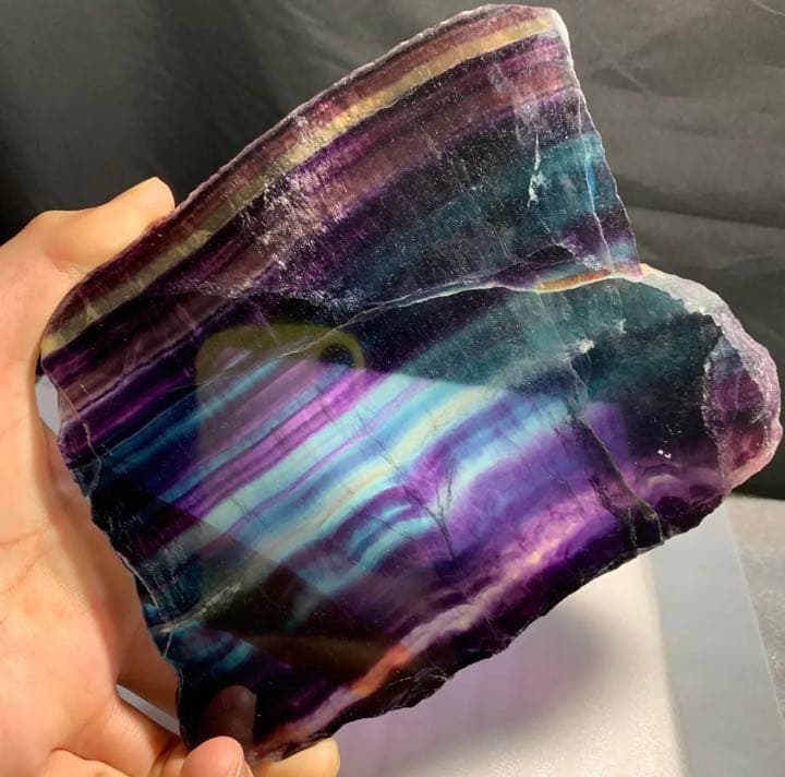 ALLSALE☆超透明☆美グラデーション・フローライト プレート