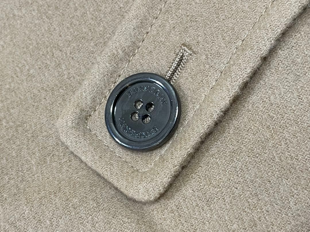 バーバリーロンドン ポンチョ ダッフル コート FREE メガチェック