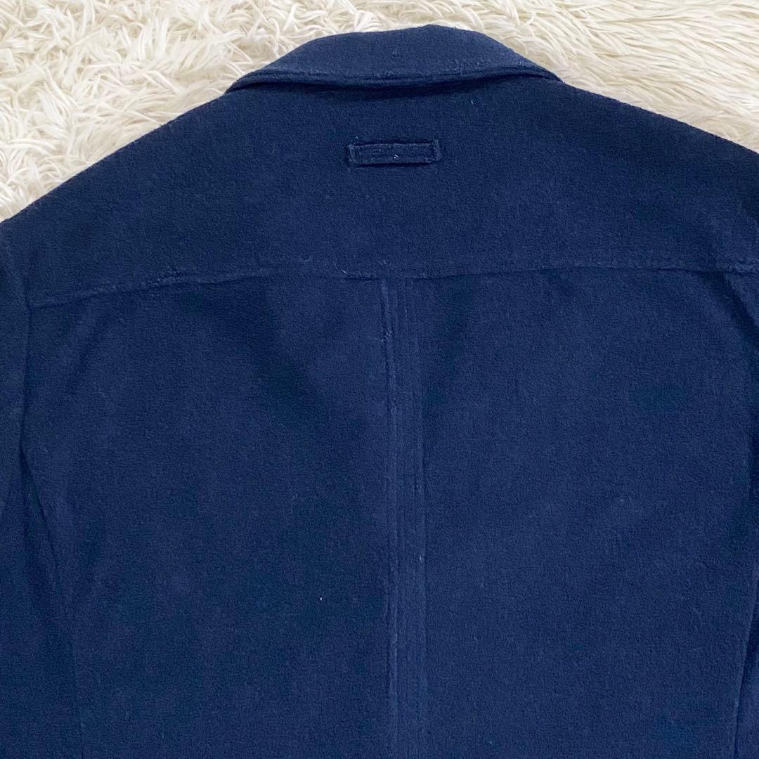 美品　and per se アンパシィ　テーラードジャケット　ネイビー　L 紺