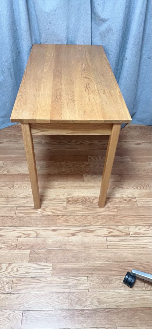 無印良品/MUJI オーク材 110cm デスク 引出付き