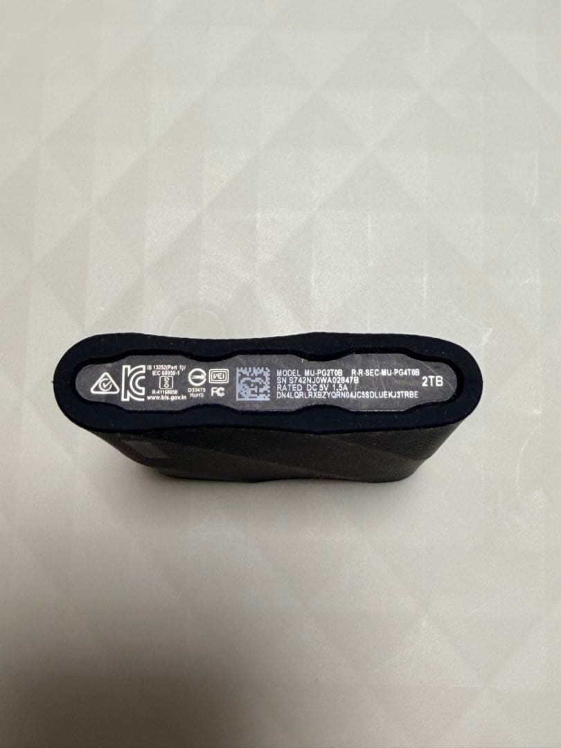 外付けハードディスク・ドライブ Samsung Portable SSD T9 2TB