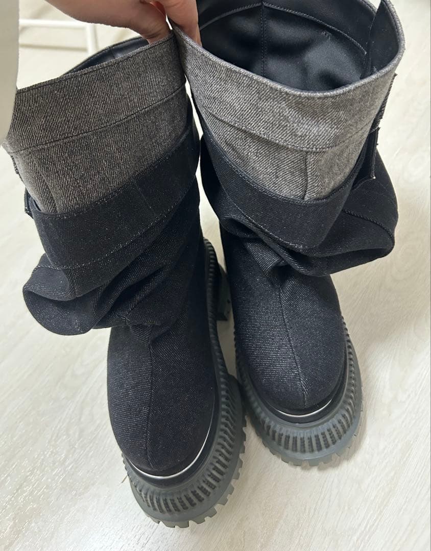 GIO PLATFORM SHORT BOOTS yello イエローブーツ M