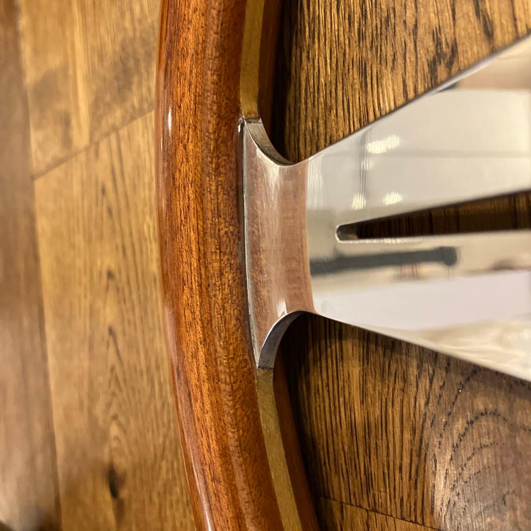 ナルディ　ウッドステアリング　サイドスポーク　36パイ