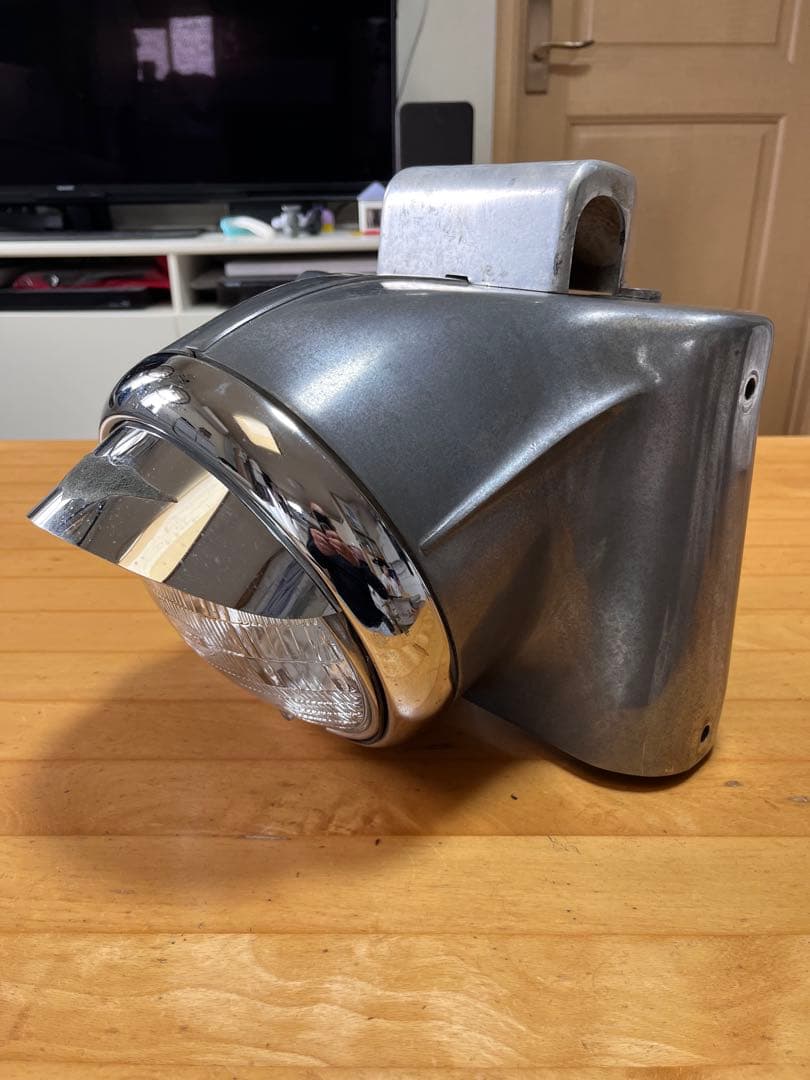 ハーレー ショベル FLH 純正 ナセル ライト バイザー付き 当時物