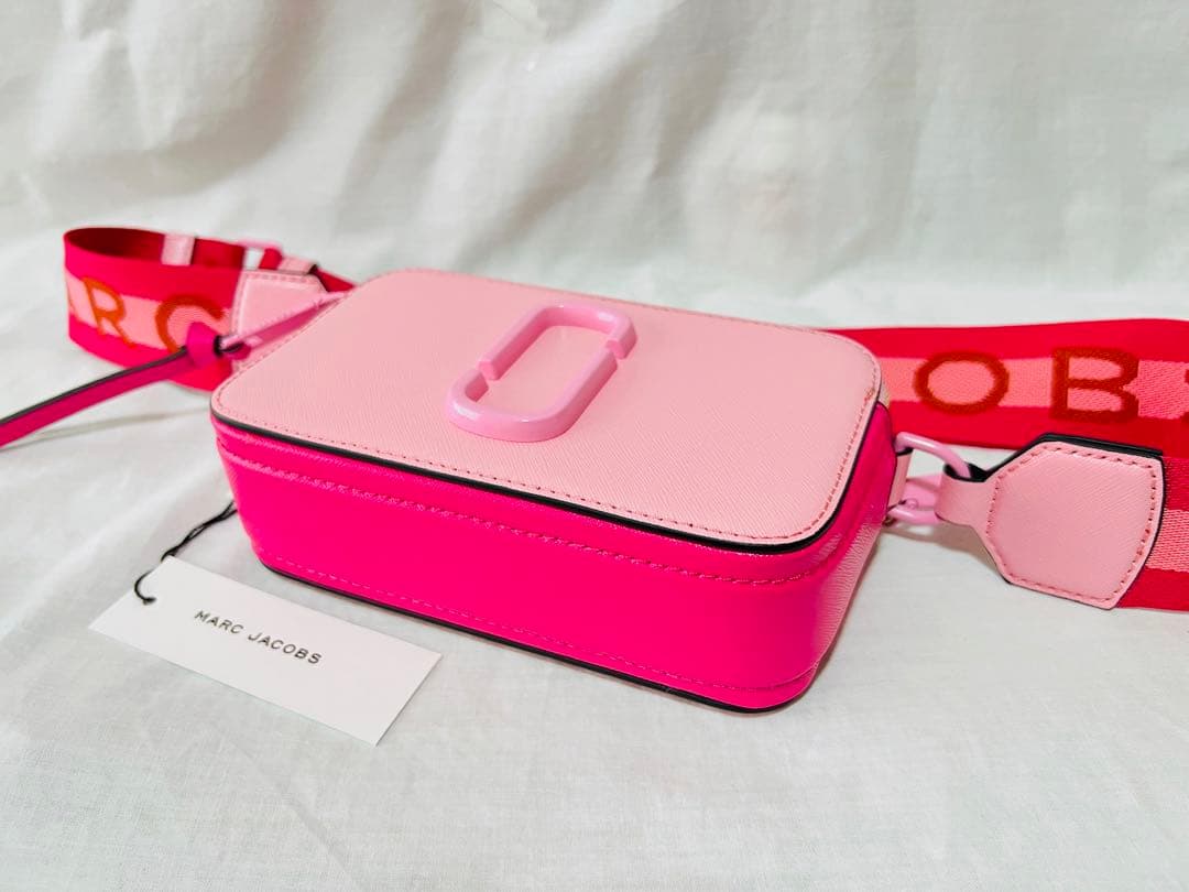 MARC JACOBS スナップショット カメラバッグ ピンクローズ