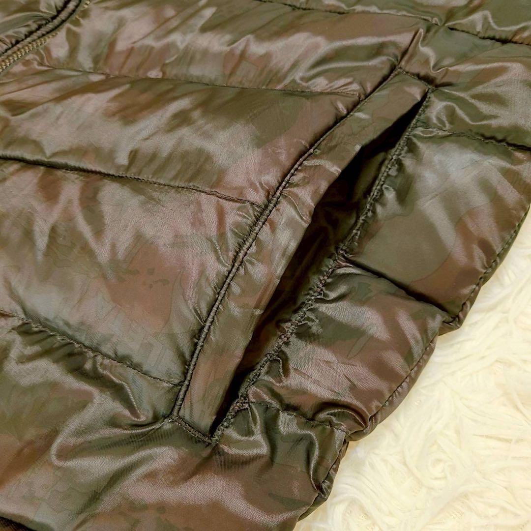 美品 【アスレタ】 ベンチコート フェイクダウン （L） 迷彩柄 サッカー防寒