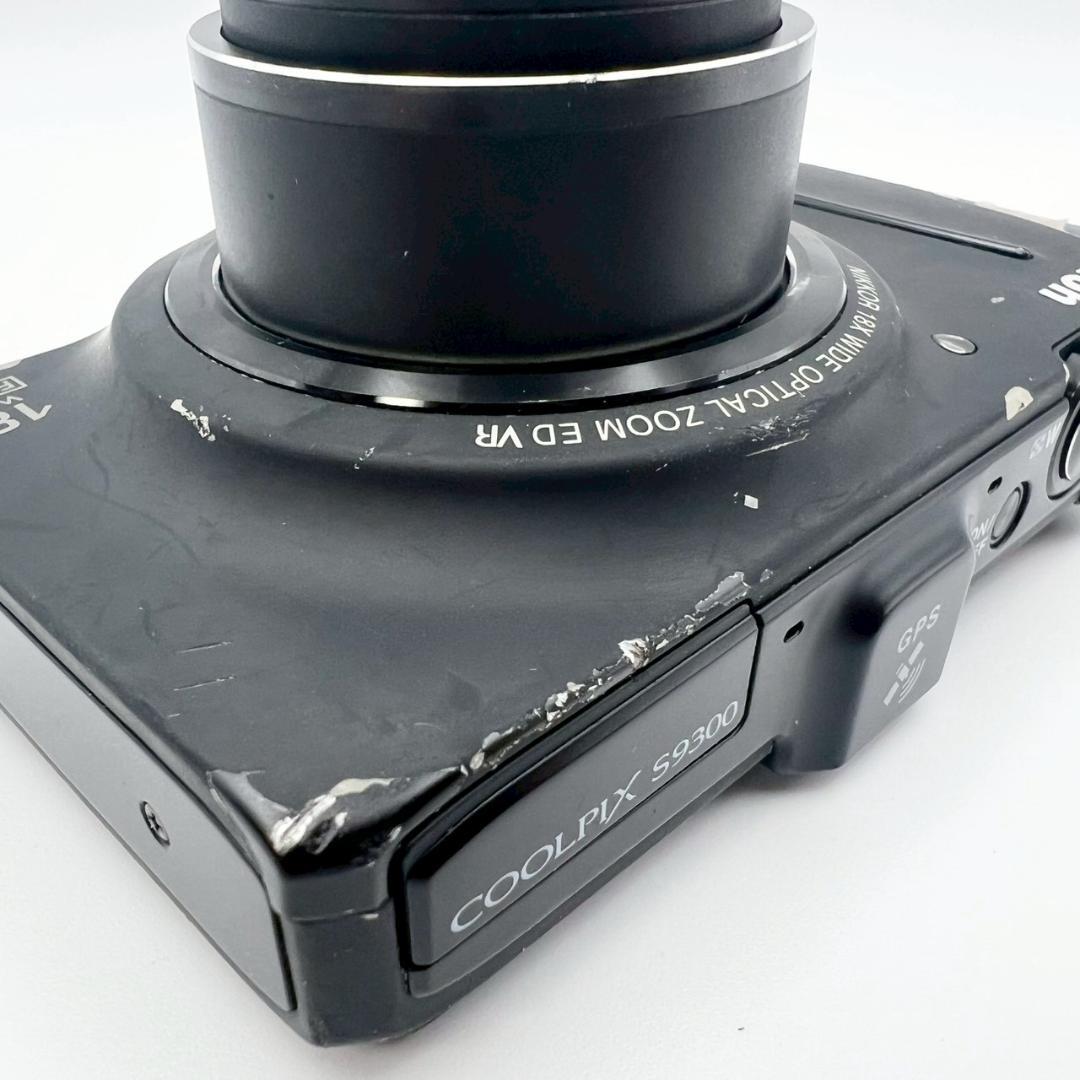 【動作品】Nikon COOLPIX S9300 コンデジ ブラック 動作確認済