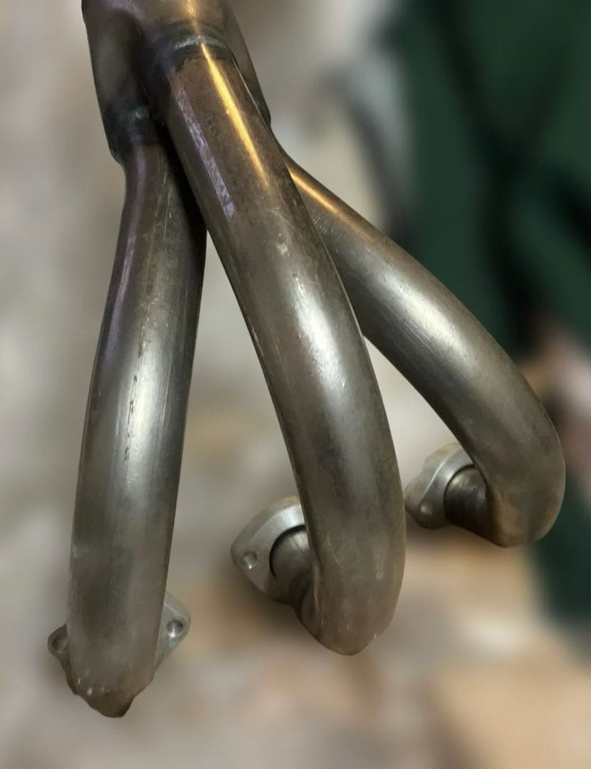 gt380 城北ムラカミタイプメガホンマフラー　140π 無地タイプ