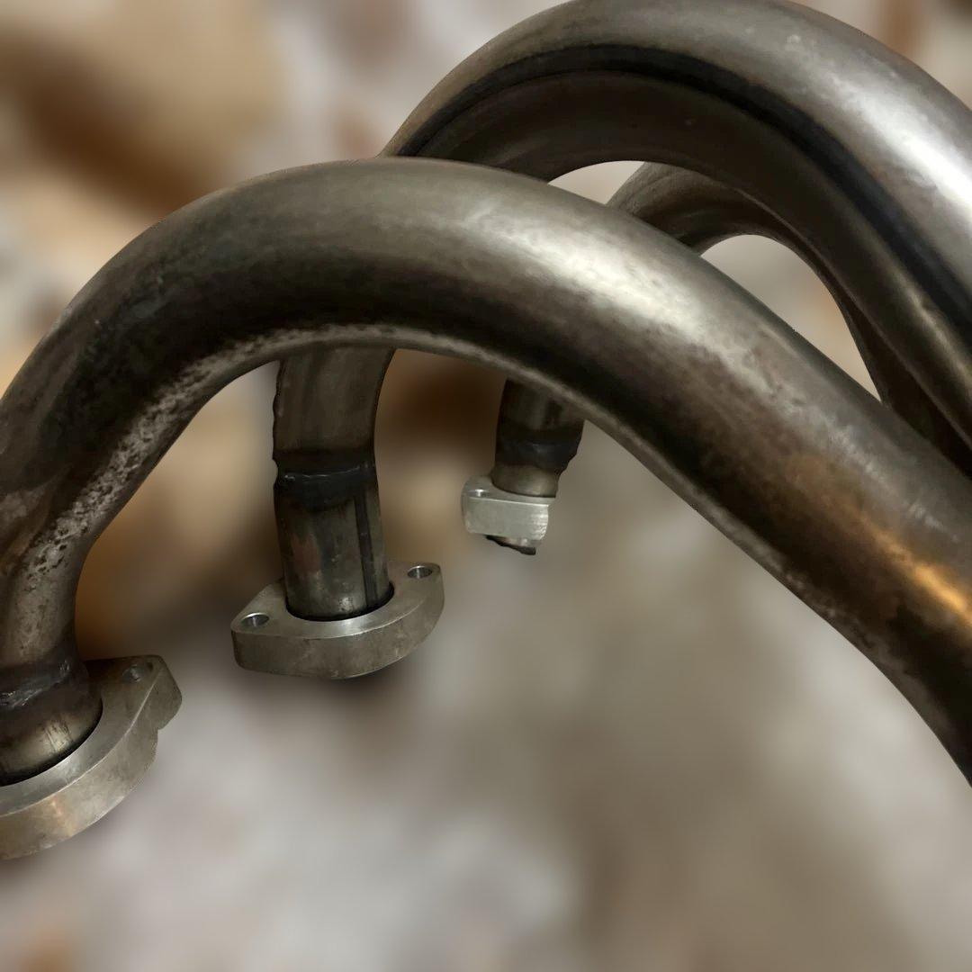 gt380 城北ムラカミタイプメガホンマフラー　140π 無地タイプ