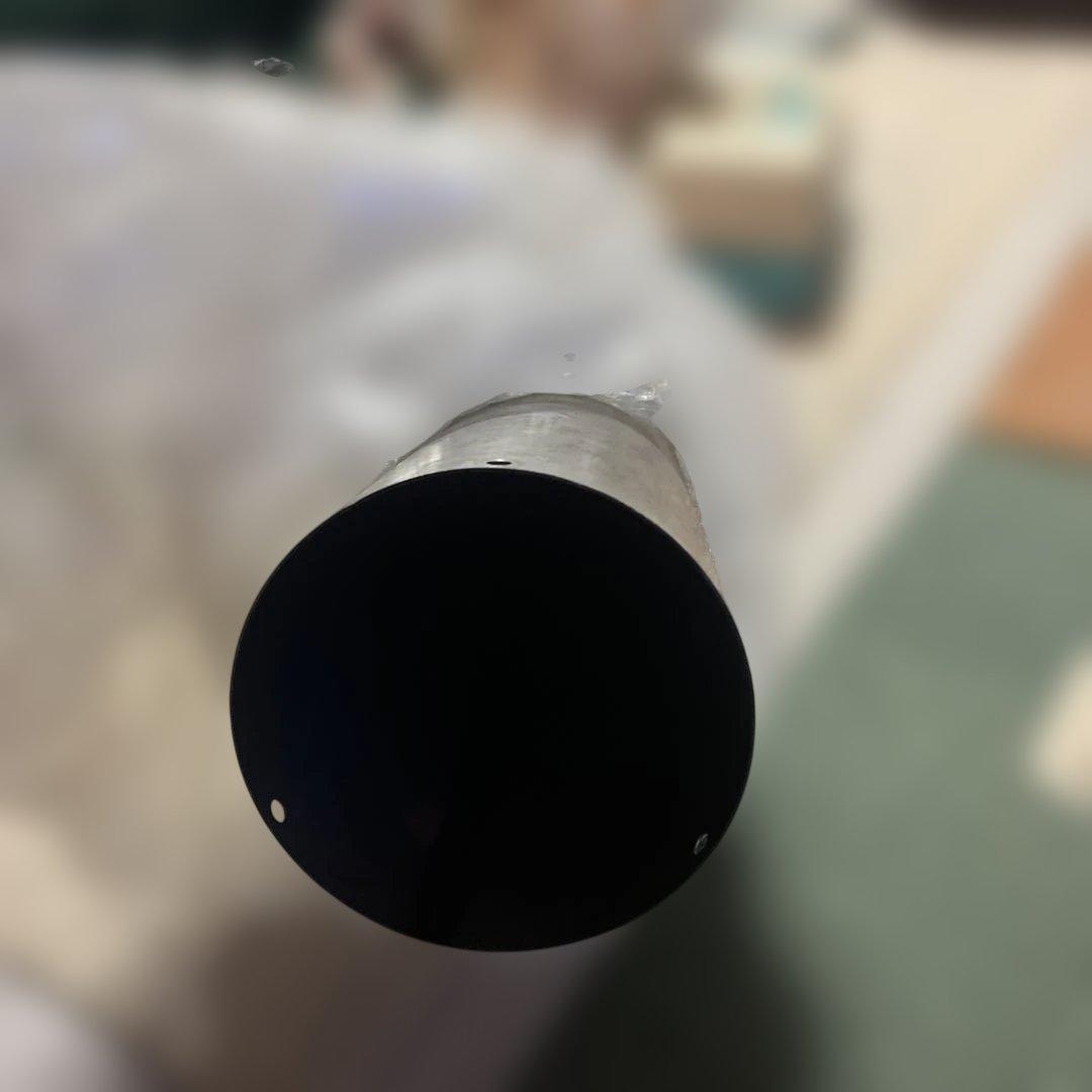 gt380 城北ムラカミタイプメガホンマフラー　140π 無地タイプ