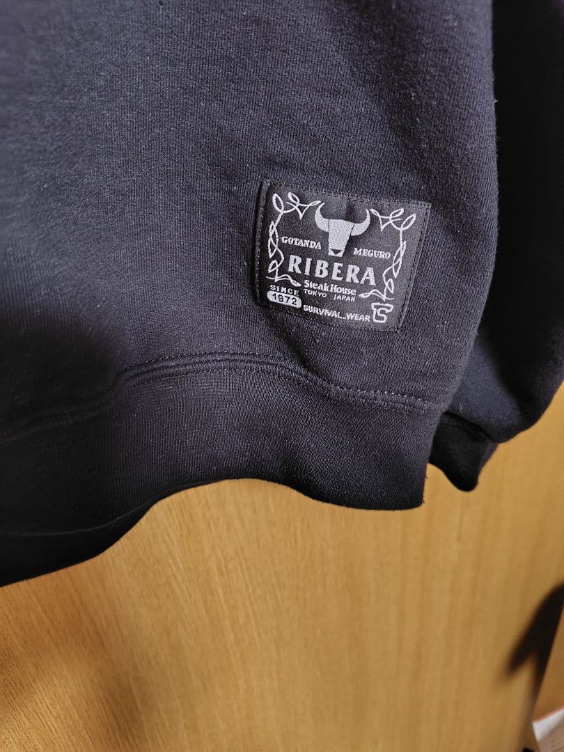 チャレンジャー✕RIBERA ブラックスウェット Lサイズ