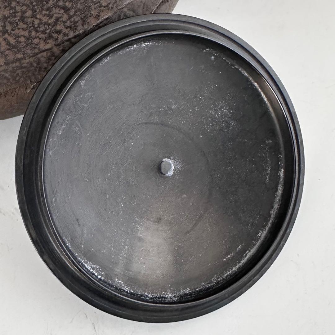 茶道具　万代屋釜　焼抜　風炉用　釜　あじろ鉄　茶の湯釜　湯沸かし　稽古　鋳物