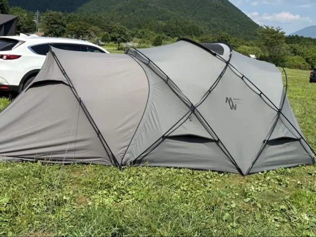 【美品】MINIMAL WORKS シェルターGH チャコール ベスティビュール