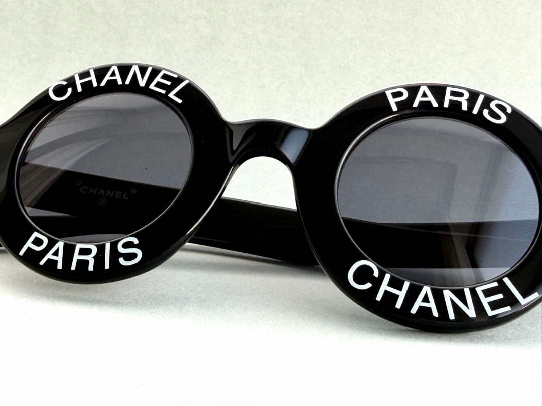 【mone】新品CHANELラウンドロゴサングラス日本未発売/ヴィンテージ
