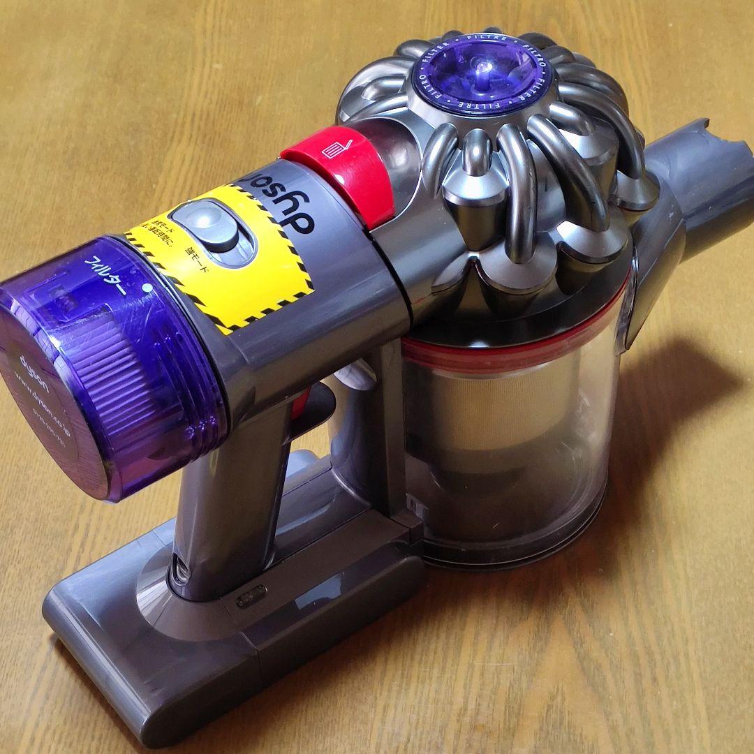 ダイソンV8 SV10K掃除機 完全分解清掃済み動作品 純正バッテリー２つセット