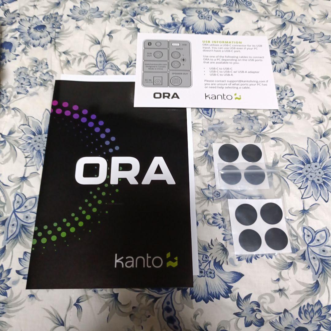 kanto ORA スタジオモニタースピーカー ブラック＋スピーカースタンドS2