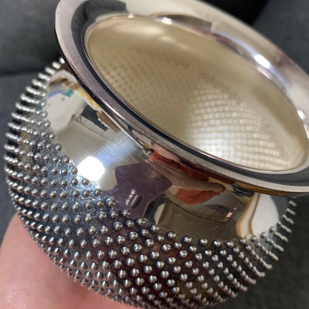 純銀刻印秀峰作茶器セット共箱付 重量1338g 煎茶道具骨董工芸最終価格３５万円