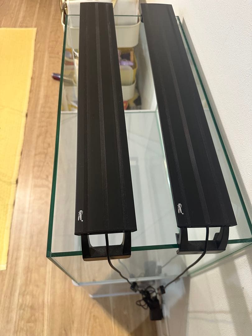 ガラス水槽 水槽台 LED照明 外部式フィルター CO2システム付き フルセット