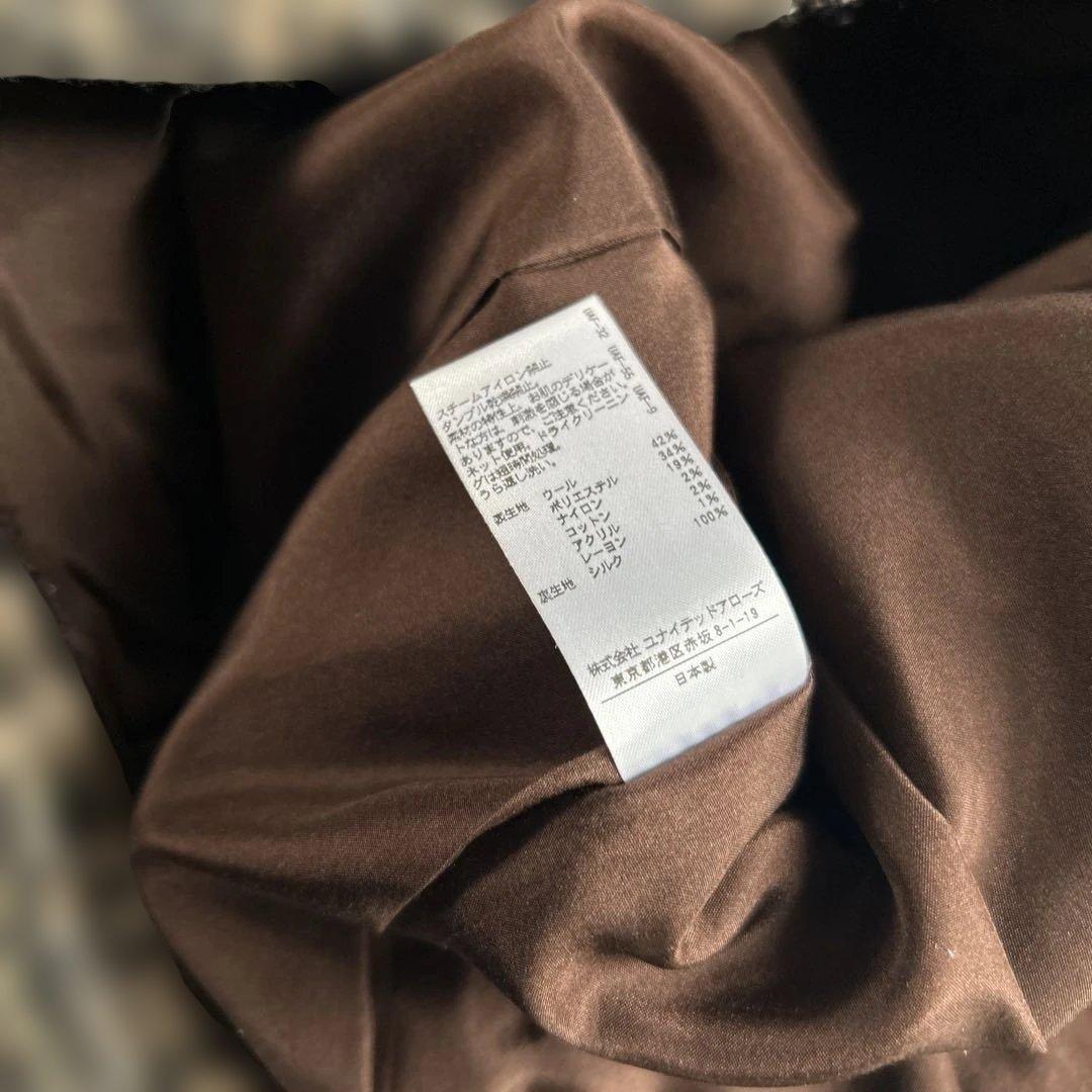 美品　ドゥロワー　ツイード　バックジップブプルオーバー