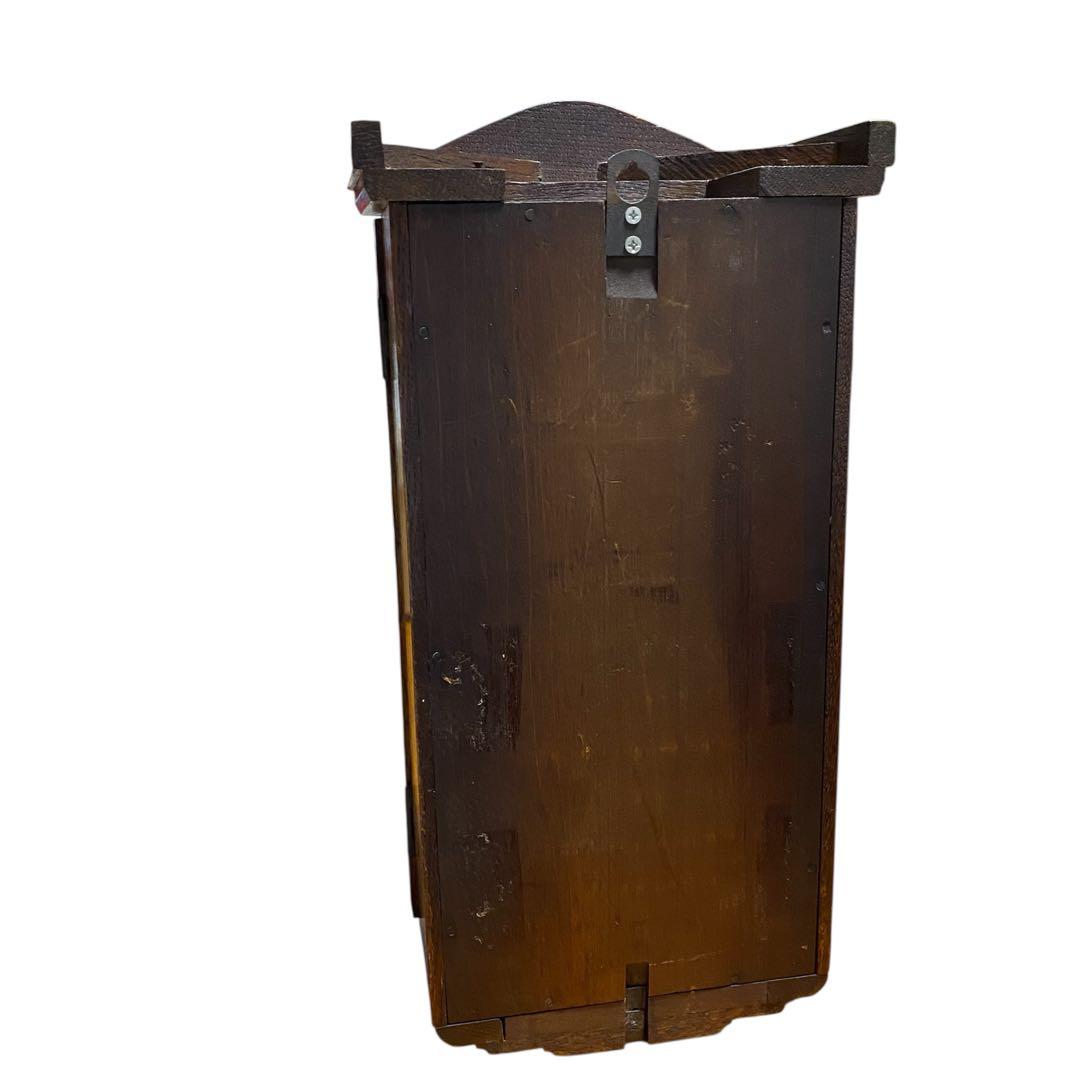 【愛知時計】 ミニミニ　可愛いです！　柱時計　古時計　振り子　レトロ　ゼンマイ