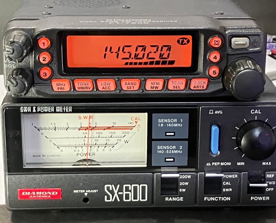 STANDARD FT-7800H 50w アマチュア無線　トランシーバー