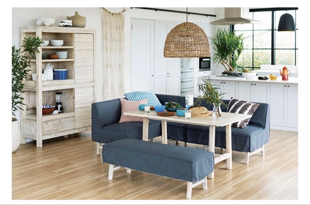 unico マノア　ダイニングソファ　レフトアーム