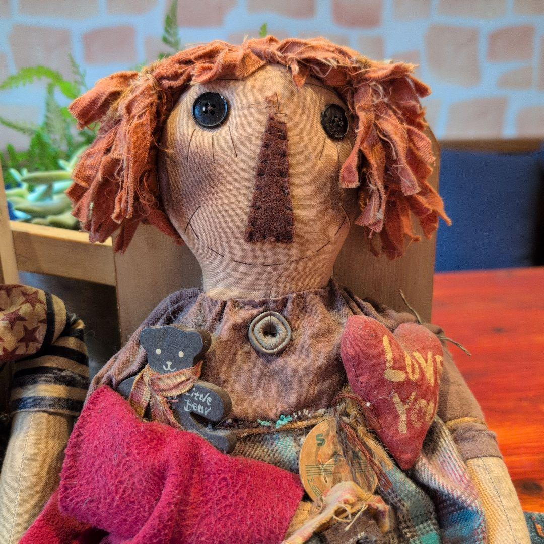 カントリードール、アン＆アンディ　作家さんのハンドメイド