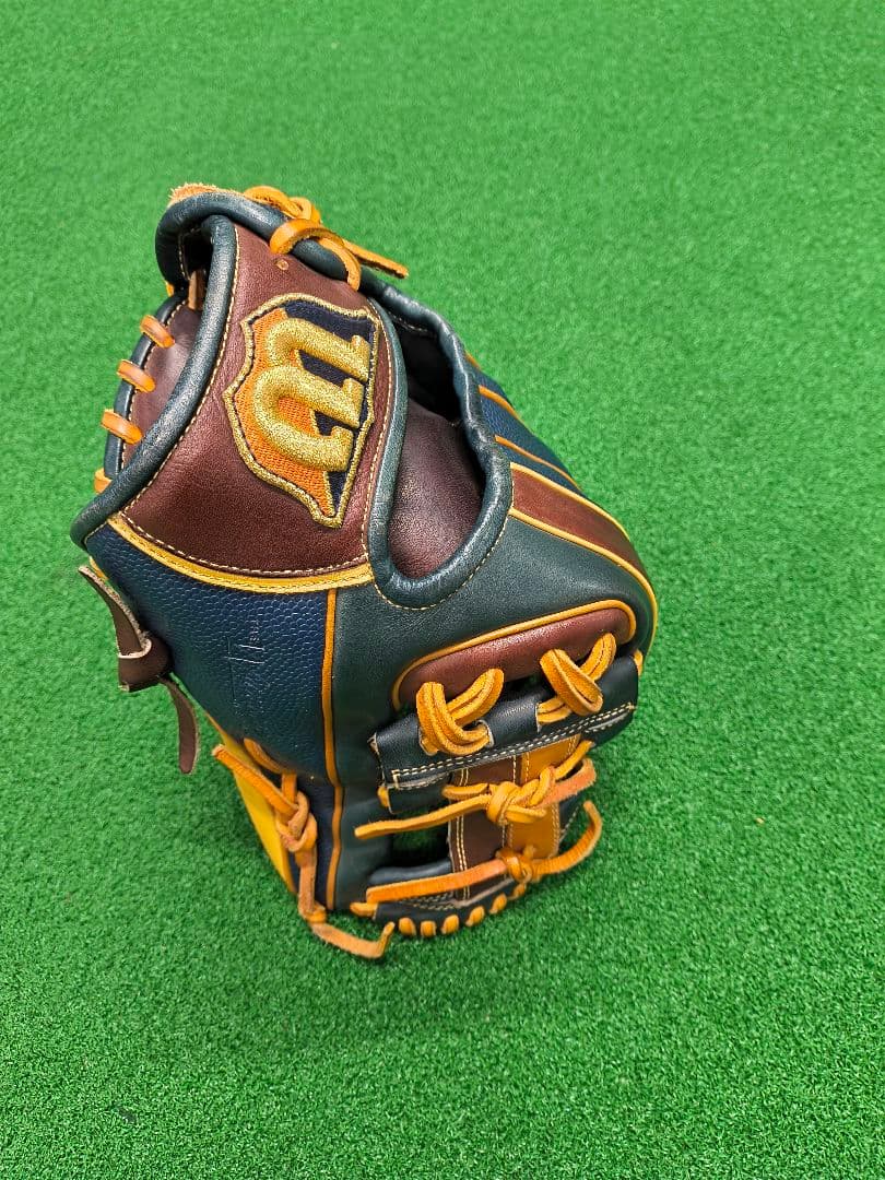 即戦力！Wilson 軟式ワナビー　グローブ ネイビー/ブラウン　86型