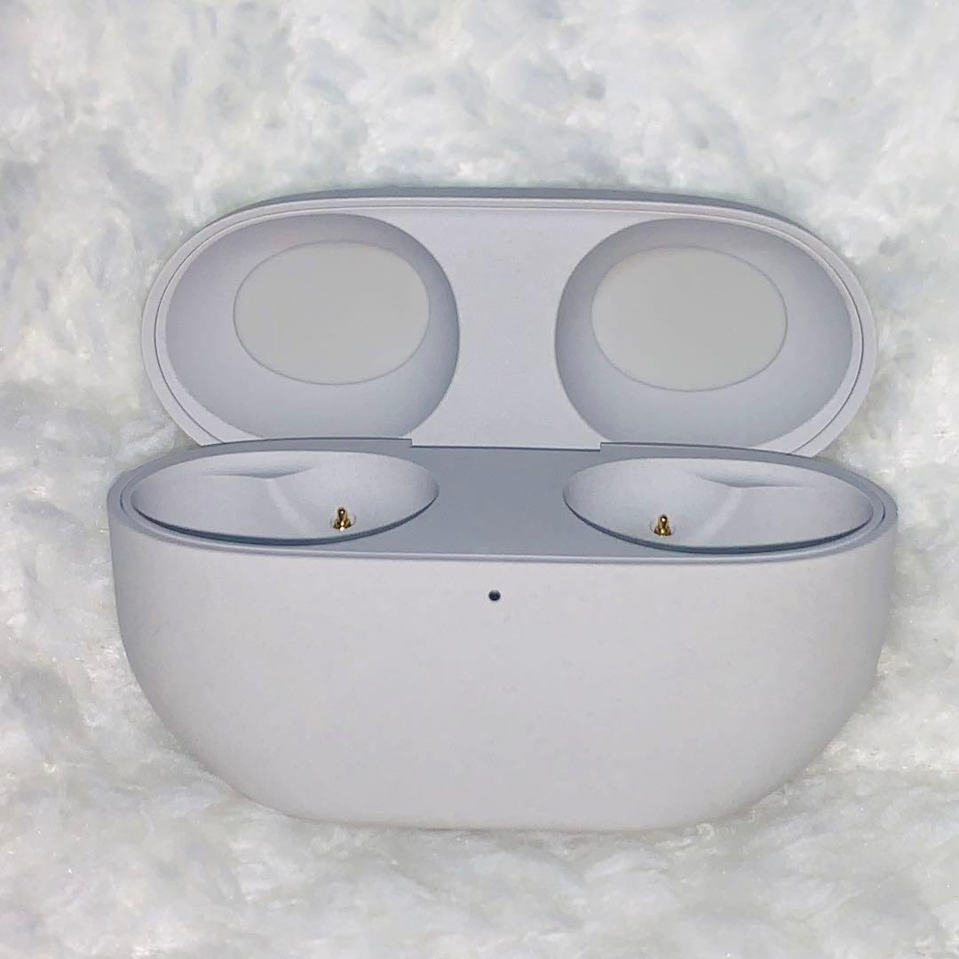 美品　SONY WF-1000XM5 プラチナシルバー　充電ケース