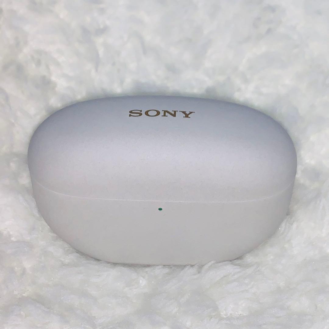 美品　SONY WF-1000XM5 プラチナシルバー　充電ケース