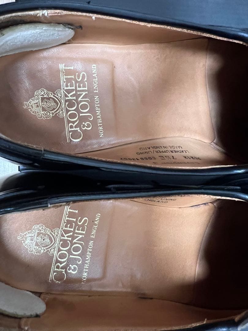CROCKETT & JONES ブラックローファー