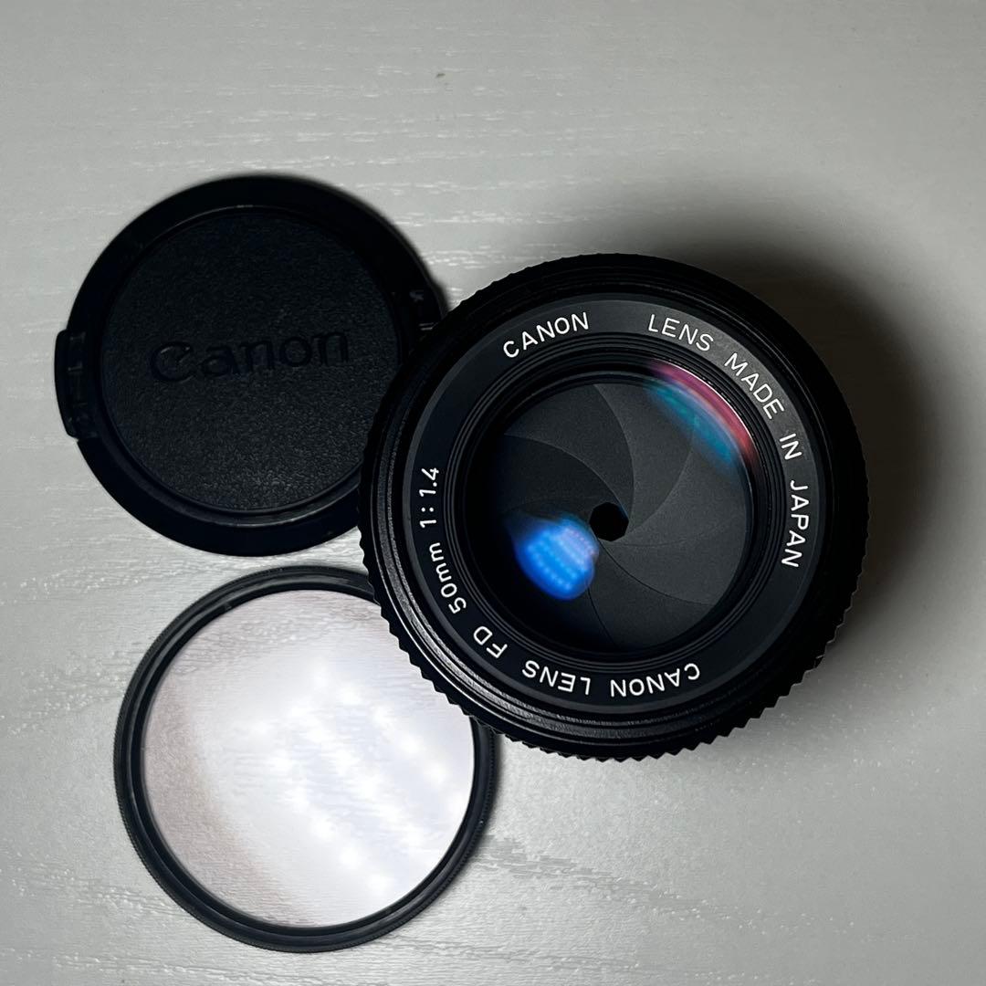 【美品】Canon New FD 50mm f/1.4 オールドレンズ