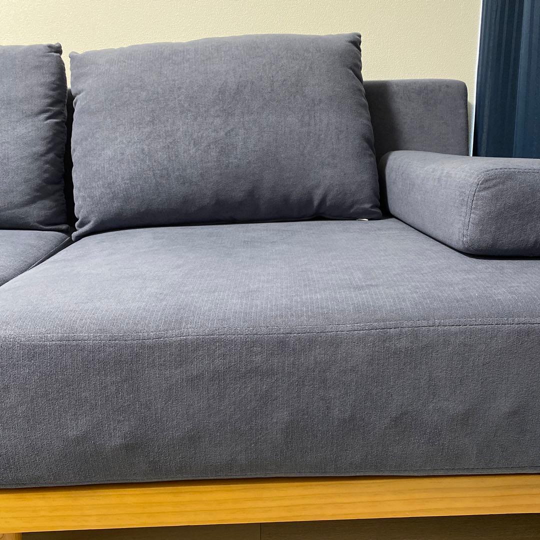 soroi 一人掛けソファL ブルーグレー　※1台のみ
