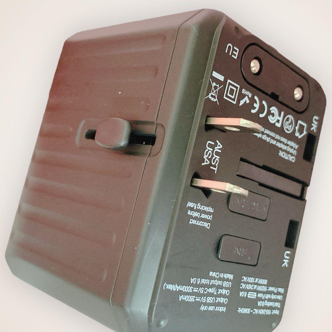 海外変換プラグ 海外コンセント PD高速充電 全世界汎用 海外旅行用