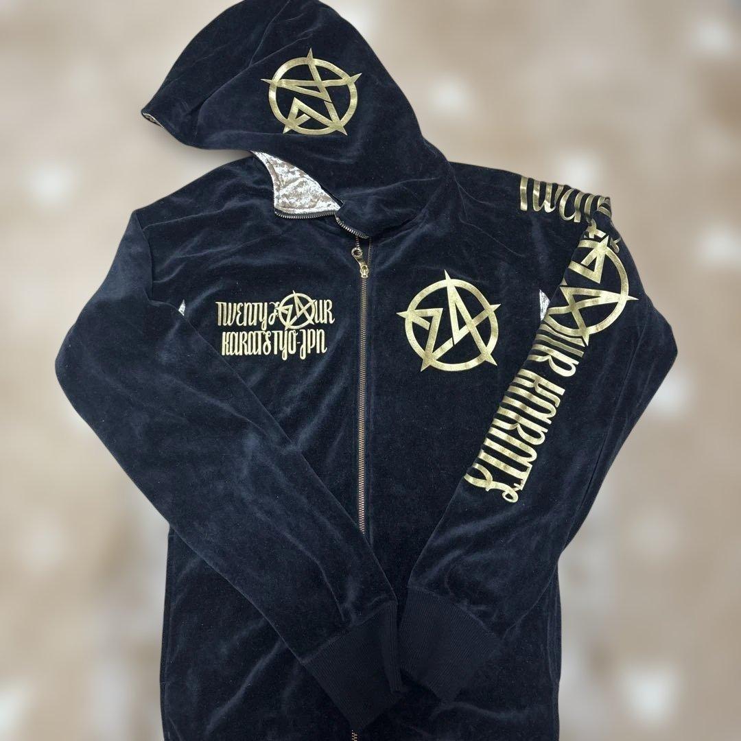24 Karats フード付きジャージ