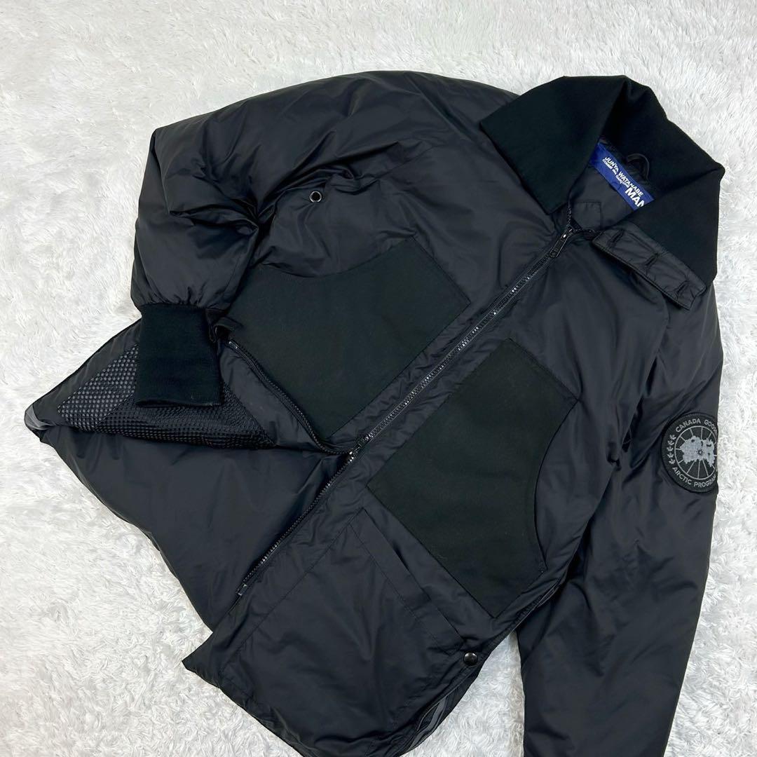 5658【人気レーベル】カナダグース×ジュンヤワタナベ☆ダウンジャケット ブラレ