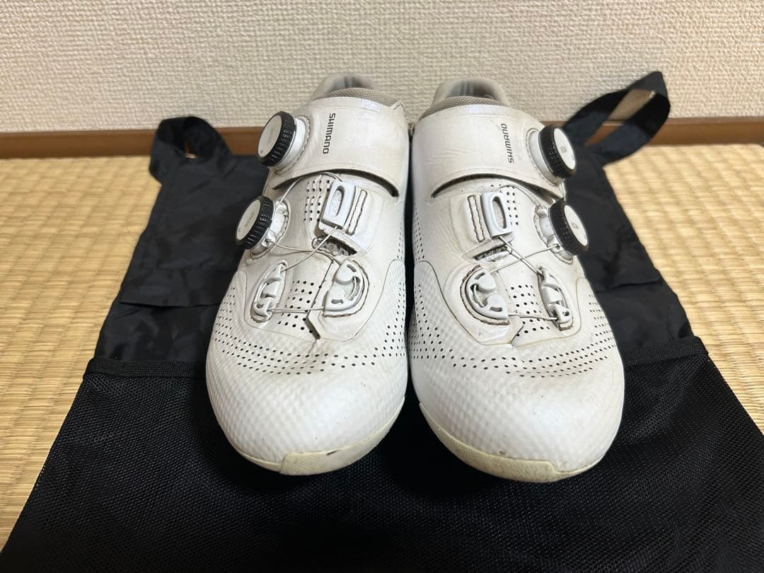 Shimano S-phyre ホワイト41.5 ワイド