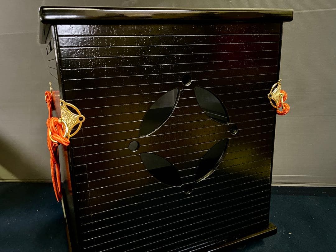 【未使用 美品】「母」 立礼 御園棚 炉落とし側のみ 組立式 紙箱(あ⑤)