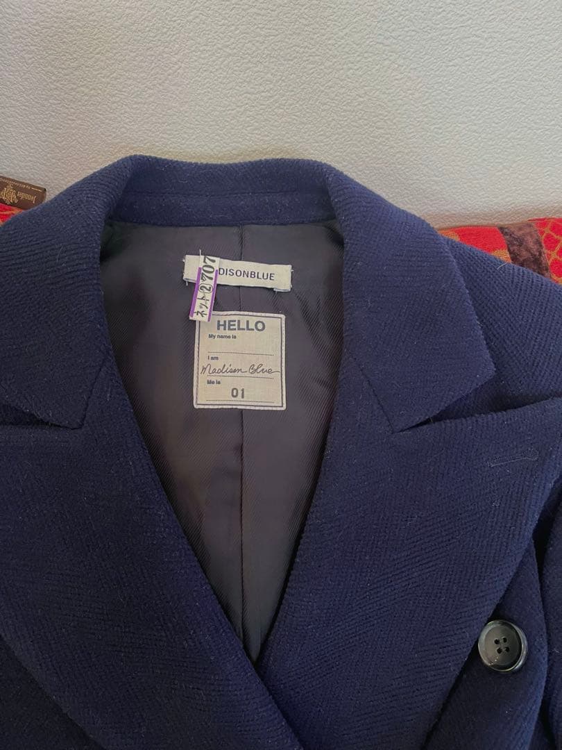 マディソンブルー　MADISON BLUE ネイビー　コート　01