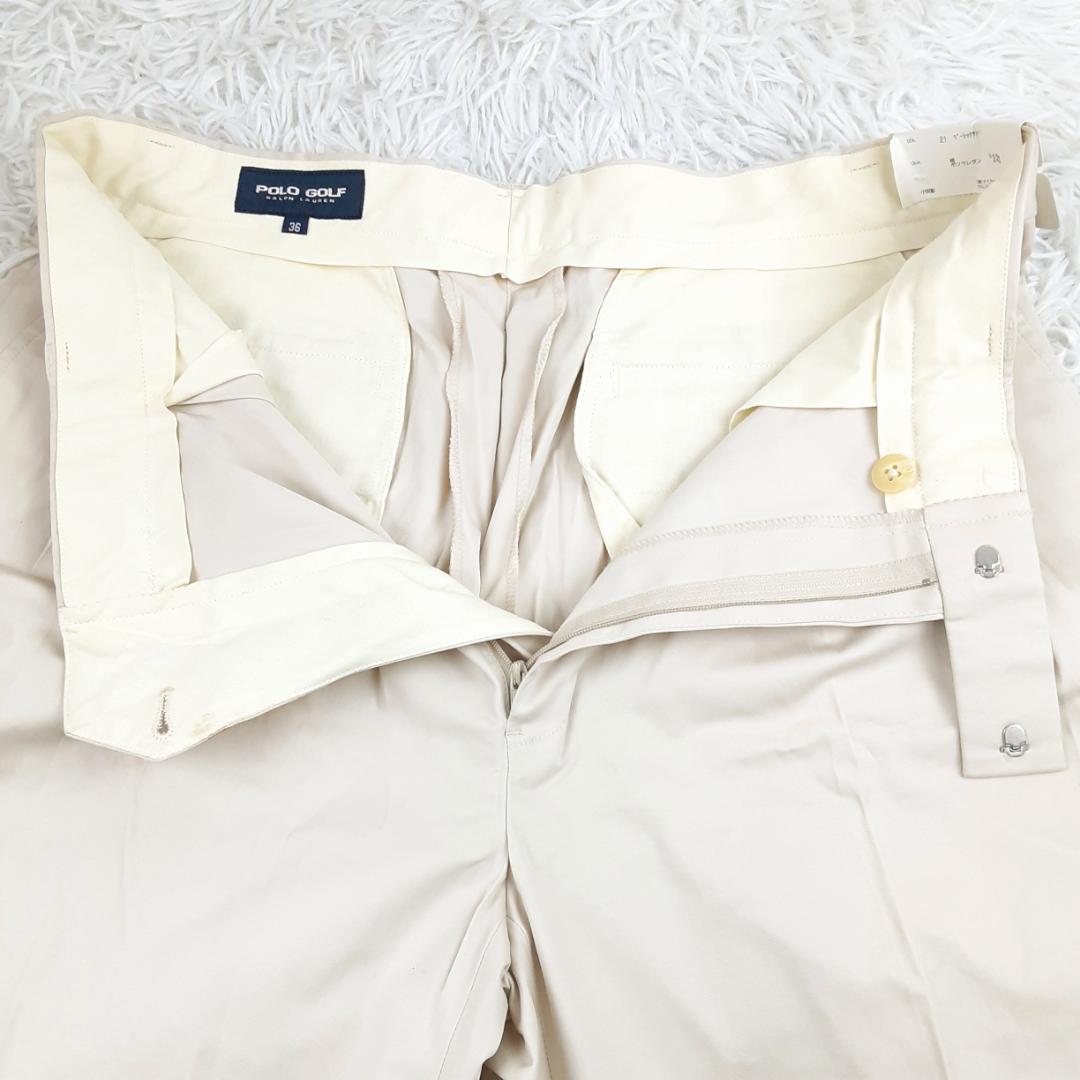 未使用保管品タグ付◎POLO GOLF コットンパンツ ゴルフウェア ベージュ