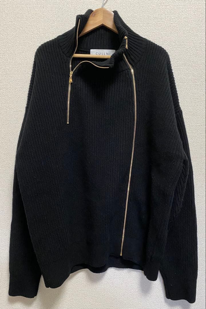 トップス CULLNI Double Zip High Neck Knit