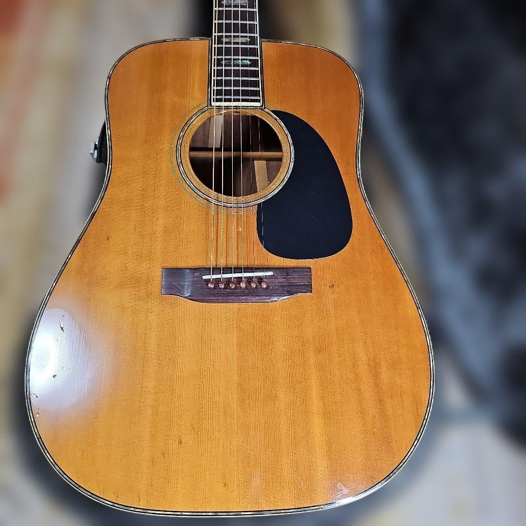 林楽器MOUNTAIN.W-500D1975年式 トップ単板、ハードケース付き